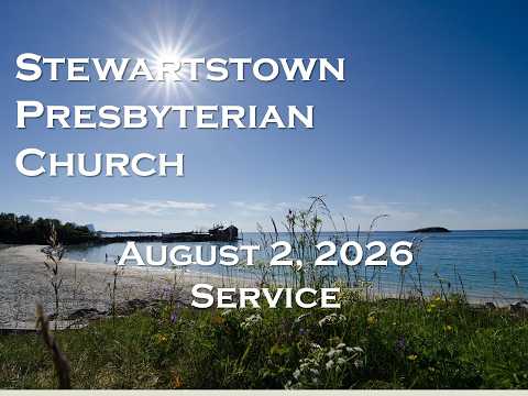 Video thumbnail: August 2, 2026 SPC Sunday Service